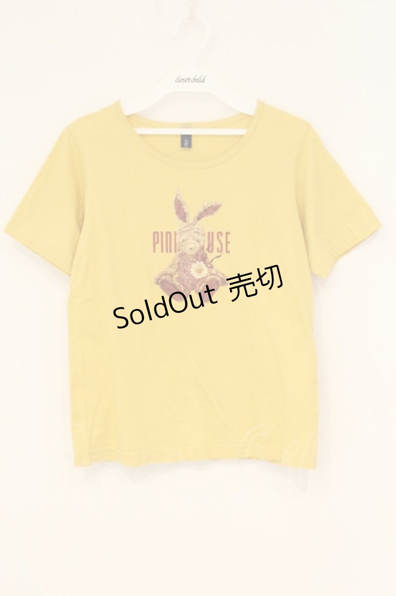 画像1: PINK HOUSE / マーガレットうさぎTシャツ 3(M) イエロー O-26-06-20-081-LO-TS-IG-ZI (1)