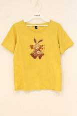 画像1: PINK HOUSE / マーガレットうさぎTシャツ 3(M) イエロー O-26-06-20-081-LO-TS-IG-OS (1)
