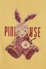 画像2: PINK HOUSE / マーガレットうさぎTシャツ 3(M) イエロー O-26-06-20-081-LO-TS-IG-OS (2)
