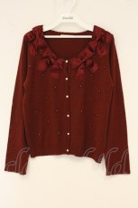 画像1: axes femme / リボンニットカーディガン M アジャ O-26-06-20-009-AX-TO-IG-OS (1)