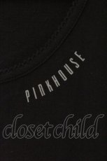 画像2: PINK HOUSE / コットンレースフリルTシャツ 3(M) クロ O-26-06-20-086-LO-TO-IG-OS (2)