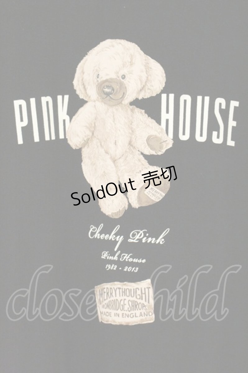 画像2: PINK HOUSE / メリーソートコラボTシャツ L クロ O-26-06-20-087-LO-TO-IG-OS (2)