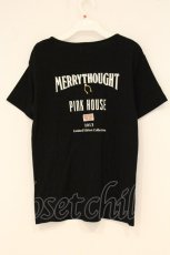 画像3: PINK HOUSE / メリーソートコラボTシャツ L クロ O-26-06-20-087-LO-TO-IG-OS (3)