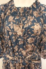 画像2: Jane Marple Dans Le Salon / Graceful off shoulder dress（グレイスフルオフショルダードレス） M ブルー O-26-06-20-027-JM-OP-IG-OS (2)