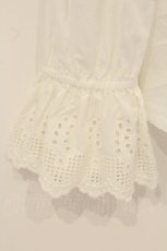 画像3: Jane Marple / Vintage Lace Cape Collar Blouse（ヴィンテージレースケープカラーブラウス） M シロ O-26-06-20-029-JM-BL-IG-OS (3)