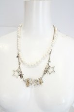 画像2: PEACE NOW / 五線譜モチーフ2連ネックレス  シルバー O-26-06-21-036-PU-AC-OW-OS (2)