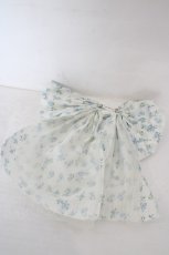 画像2: merry jenny / floral ribbon hook　バレッタ  ブルー O-26-06-21-049-LO-AC-OW-OS (2)