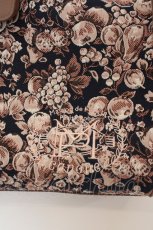 画像2: Maison de FLEUR Petite Robe canone / 画集を詰め込むゴブラントートバッグ  ネイビー O-26-06-21-013-LO-BG-IG-OS (2)