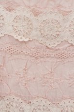 画像2: PINK HOUSE / モチーフコットンレースAラインチュニック  ピンク O-26-06-22-004-LO-TO-IG-OS (2)