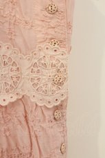 画像3: PINK HOUSE / モチーフコットンレースAラインチュニック  ピンク O-26-06-22-004-LO-TO-IG-OS (3)