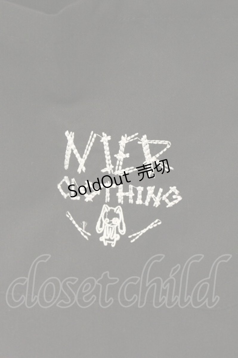 画像2: NieR Clothing / ブラックチャイナシャツ F ブラック O-26-06-22-066-PU-BL-YM-OS (2)