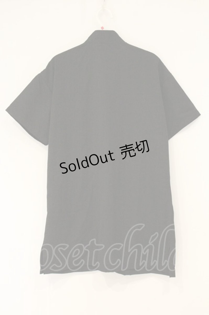 画像3: NieR Clothing / ブラックチャイナシャツ F ブラック O-26-06-22-066-PU-BL-YM-OS (3)