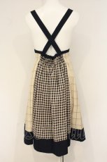 画像3: axes femme POETIQUE / チェックバイカラースカート M ネイビー×ベージュ O-26-06-22-075-AX-SK-OW-OS (3)