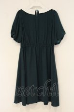 画像3: axes femme POETIQUE / レースブロッキングパフ袖ワンピース M グリーン O-26-06-22-078-AX-OP-OW-OS (3)