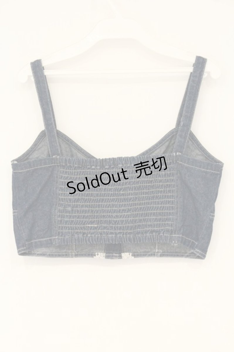 画像3: axes femme / デニムビスチェ F インディゴ O-26-06-22-080-AX-TO-OW-ZI (3)
