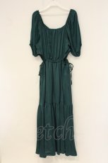 画像3: axes femme POETIQUE / パフ袖ウエストカットワンピース M グリーン O-26-06-22-082-AX-OP-OW-OS (3)