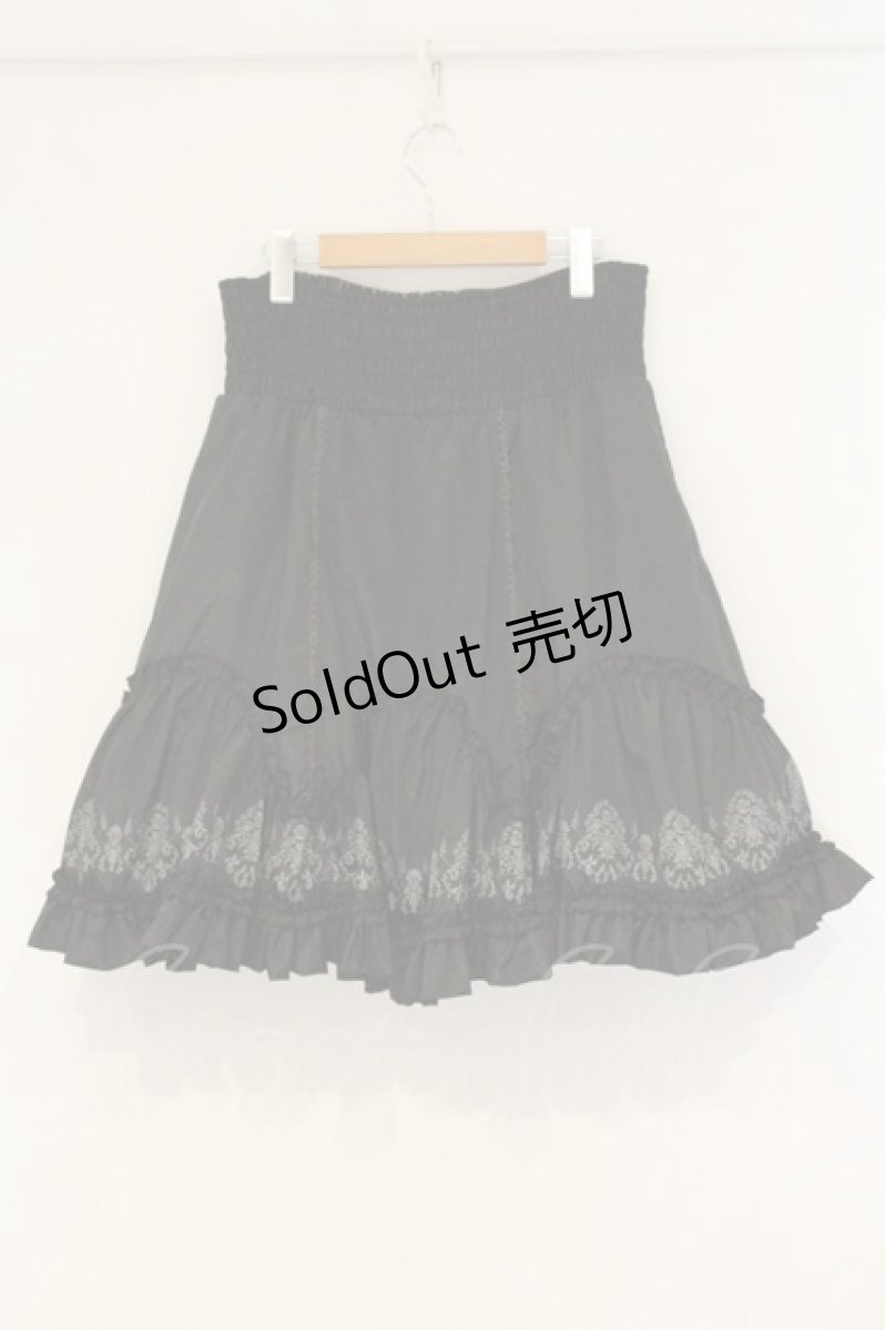 画像4: Ozz oneste / ローズptリバーシブルスカート  ブラック O-26-06-22-013-OO-SK-OW-OS (4)