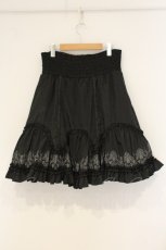 画像4: Ozz oneste / ローズptリバーシブルスカート  ブラック O-26-06-22-013-OO-SK-OW-OS (4)