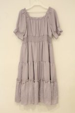 画像3: axes femme POETIQUE / オフショルティアードワンピース M ラベンダー O-26-06-23-033-AX-OP-OW-OS (3)
