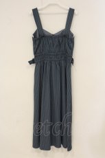 画像4: axes femme POETIQUE / レース切替ロングワンピース M ブルー O-26-06-23-005-AX-OP-OW-OS (4)