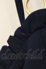 画像3: axes femme POETIQUE / レモン柄ワンピース M ネイビー×イエロー O-26-06-23-061-AX-OP-OW-OS (3)