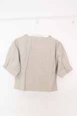 画像3: an another angelus / ハンカチ刺繍開衿ジャケット F ライトグレー O-26-06-23-1039-CA-JA-OW-OS (3)