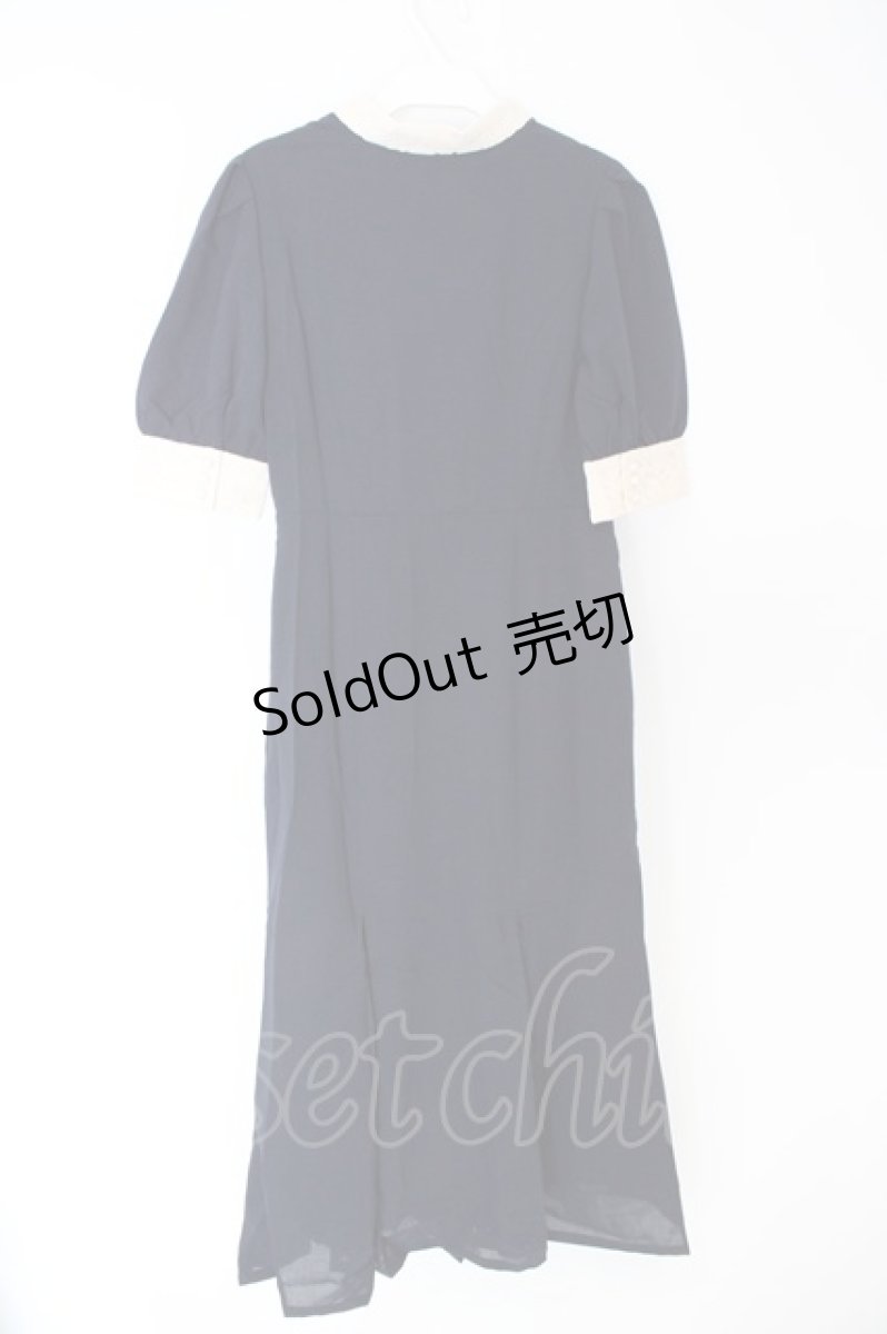 画像3: an another angelus / レース使いフロント開きマーメイドワンピース S ネイビー O-26-06-23-1048-CA-OP-OW-OS (3)