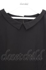 画像2: an another angelus / フレンチスリーブスモールカラープルオーバーブラウス F クロ O-26-06-23-1002-CA-BL-OW-OS (2)