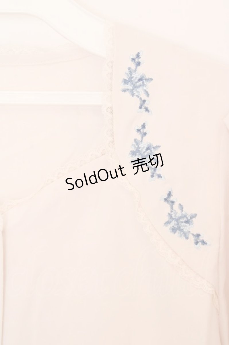 画像2: an another angelus / ダイヤ開きローズ刺繍ブラウス F アイボリー O-26-06-23-1023-CA-BL-OW-OS (2)