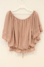 画像3: axes femme POETIQUE / オフショルブラウジングプルオーバー M ピンク O-26-06-23-072-AX-TO-OW-OS (3)