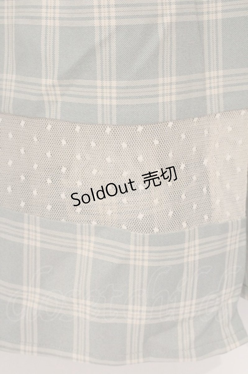 画像2: axes femme POETIQUE / スリットデザインチェックスカート M グリーン O-26-06-23-073-AX-SK-OW-OS (2)