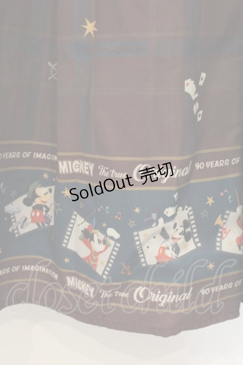 画像3: axes femme / ミッキーマウス/スカート M ワイン O-26-06-23-075-AX-SK-OW-OS (3)