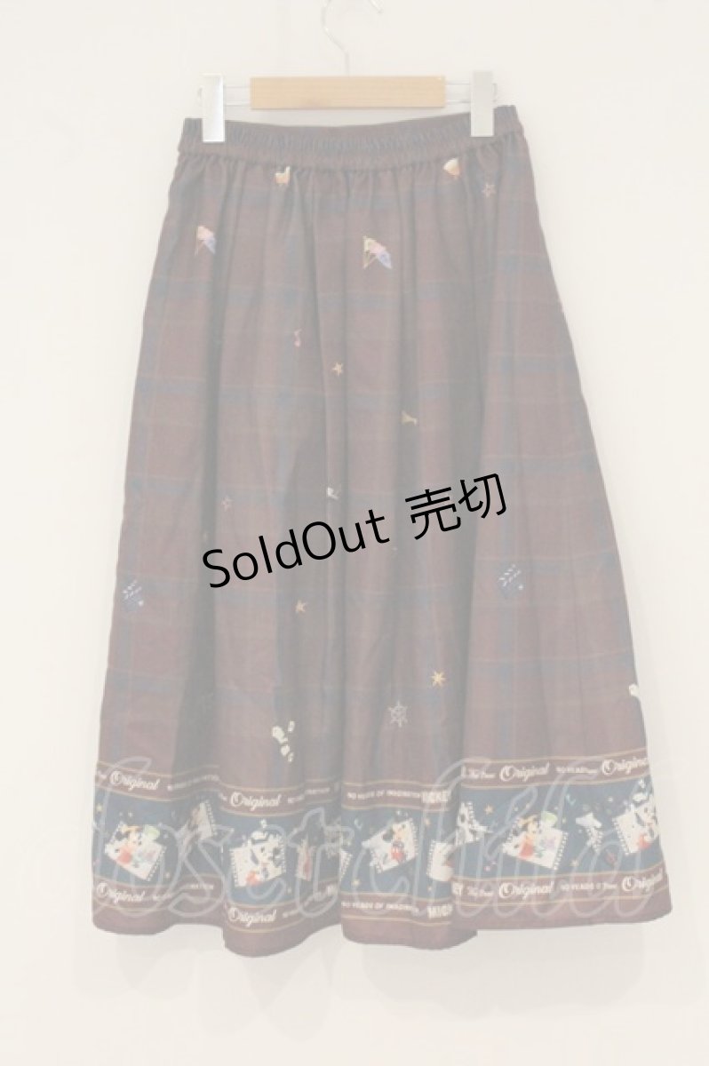 画像4: axes femme / ミッキーマウス/スカート M ワイン O-26-06-23-075-AX-SK-OW-OS (4)