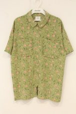 画像1: merry jenny / flower×dotフリルカラーシャツ F グリーン O-26-06-23-076-LO-BL-OW-OS (1)