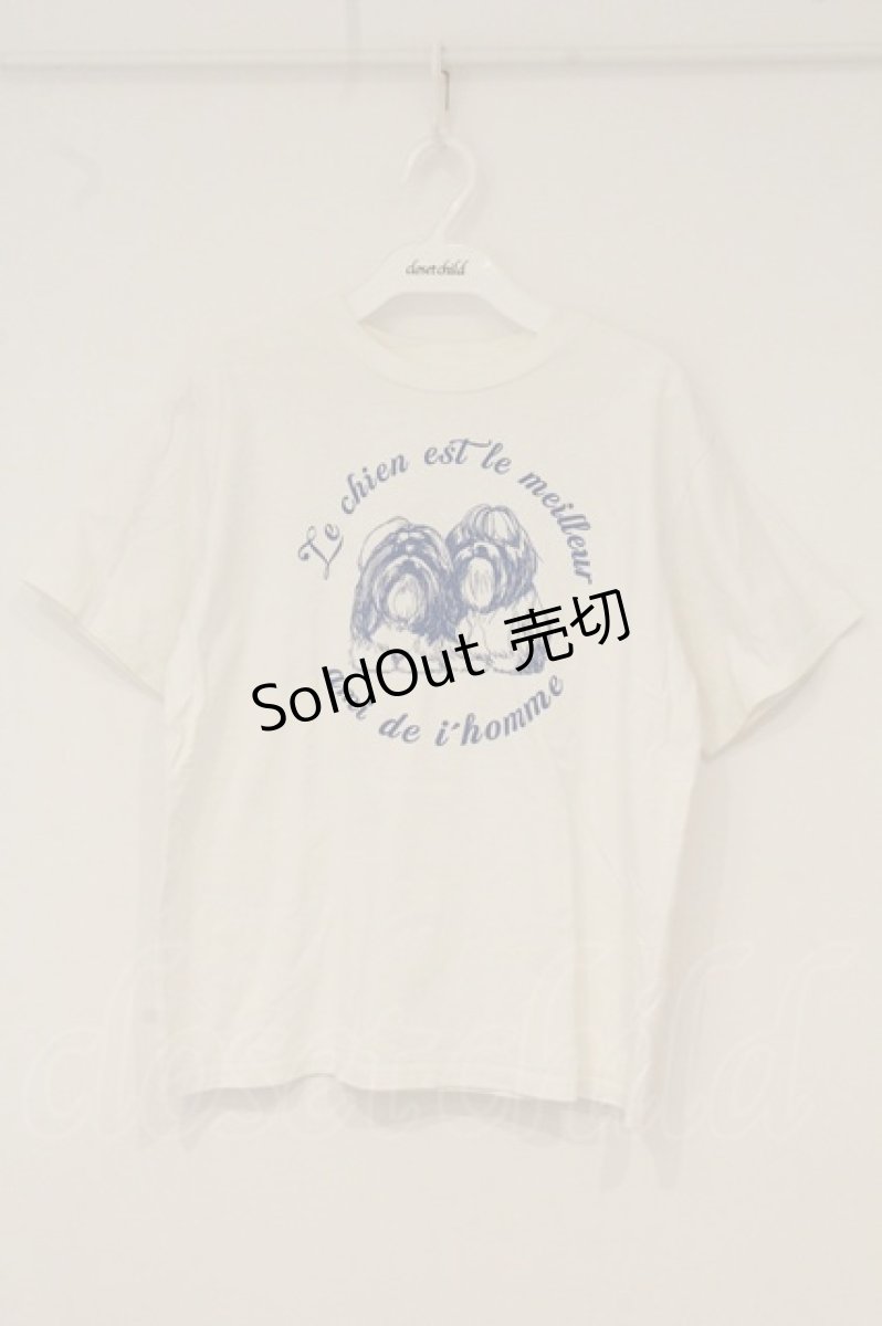 画像1: merry jenny / Shih Tzu Tee F シロ O-26-06-23-080-LO-TO-OW-OS (1)