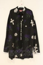 画像1: Jamie エーエヌケー / クロスローズptシャツワンピース M クロ O-26-06-23-086-LO-OP-OW-OS (1)