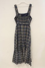 画像3: axes femme POETIQUE / 裾プリーツデザインワンピース M ブルー O-26-06-23-001-AX-OP-OW-OS (3)