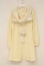 画像3: Secret Honey / ネコ耳パーカーワンピース 2 アイボリー O-26-06-23-095-CA-OP-OW-OS (3)