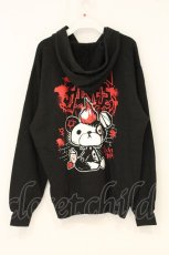 画像3: HYPER CORE / SPRAY SICKS BEAR"ジップパーカー  ブラック O-26-06-23-097-PU-TO-IG-OS (3)