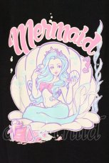 画像2: LISTEN FLAVOR / おめかしマーメイド半袖Tシャツ  ブラック O-26-06-23-100-PU-TS-IG-OS (2)