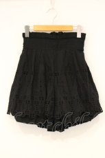 画像1: axes femme POETIQUE / フラワーコットンレースパンツ M クロ O-26-06-23-018-AX-PA-OW-OS (1)