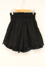画像3: axes femme POETIQUE / フラワーコットンレースパンツ M クロ O-26-06-23-018-AX-PA-OW-OS (3)