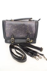 画像3: axes femme POETIQUE / 星座サッチェルBAG  パープル×クロ O-26-06-24-004-AX-BG-OW-OS (3)