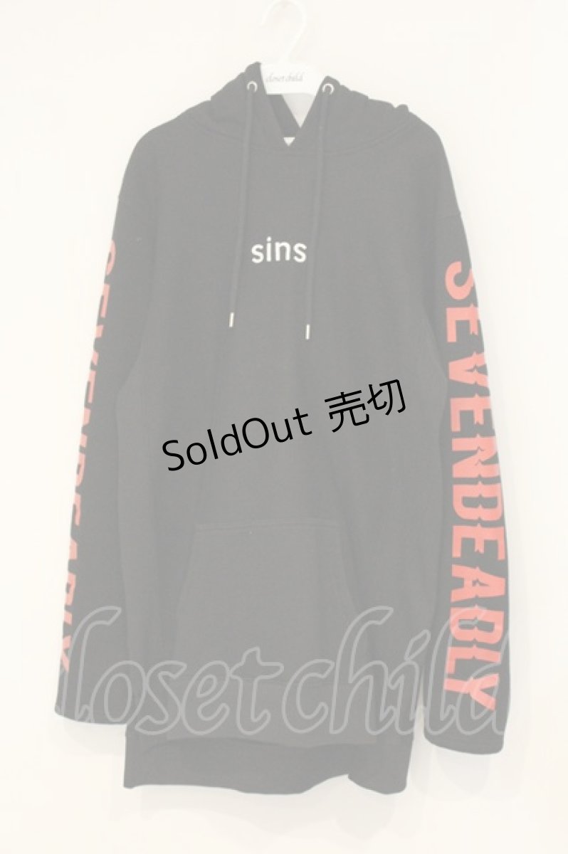 画像1: KRY CLOTHING / SEVEN DEADLY SINS 裏起毛スウェット  ブラック O-26-06-25-005-PU-TO-IG-OS (1)