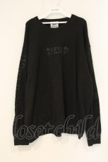 画像1: KRY CLOTHING / スカルプリントトレーナー  ブラック O-26-06-25-006-PU-TO-IG-OS (1)