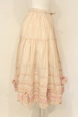 画像4: PINK HOUSE / オーナメントワッペンつきローンスカート  ピンク O-26-06-25-057-LO-SK-IG-OS (4)