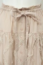 画像2: PINK HOUSE / 格子ピコフリル使いローンスカート  ピンク O-26-06-25-059-LO-SK-IG-OS (2)