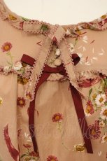画像2: PINK HOUSE / アスターとビスケットプリントチュニックブラウス  ピンク O-26-06-25-065-LO-OP-IG-OS (2)