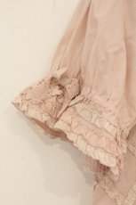 画像3: PINK HOUSE / 格子ローンフリルブラウス  ピンク O-26-06-25-066-LO-BL-IG-OS (3)