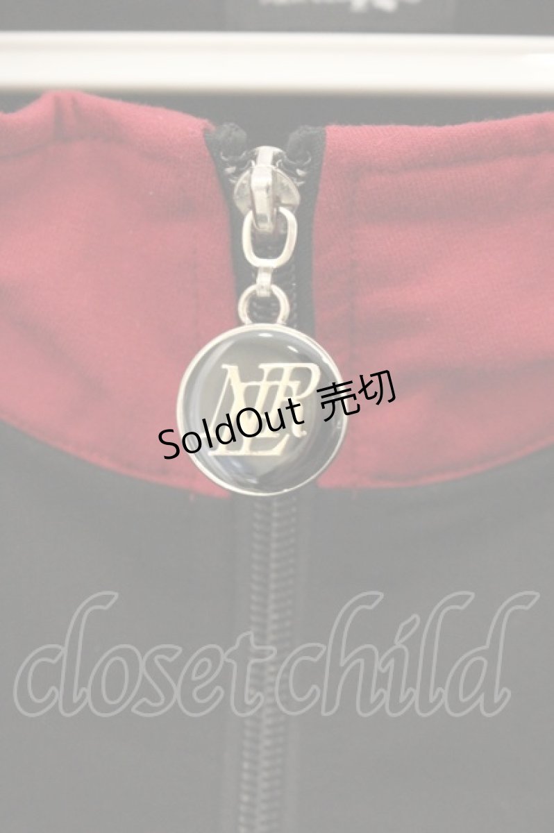 画像2: NieR Clothing / 着物袖ジャージ風デザインZIP OUTER F ブラック O-26-06-25-009-PU-TO-OW-OS (2)